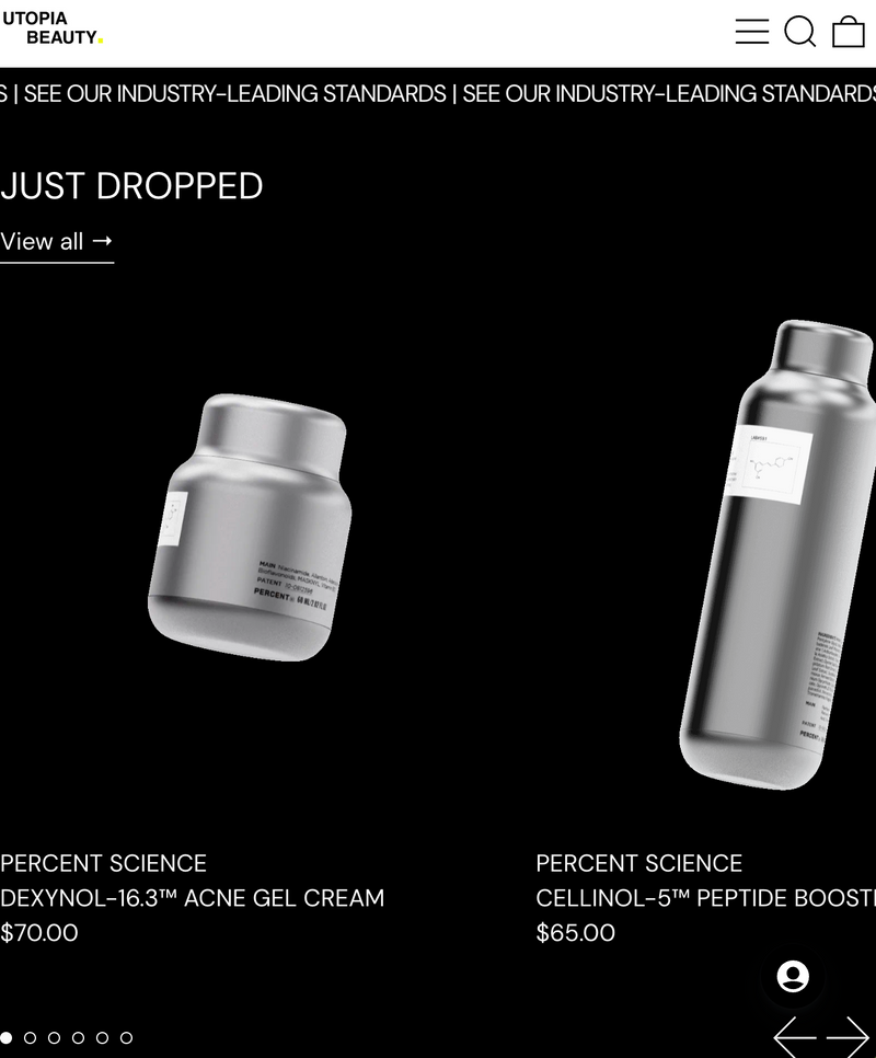 Percent Science Officially Launches as Main Brand on Utopia Beauty, Delivering Skincare Rooted in Transparency and Clinical Evidence